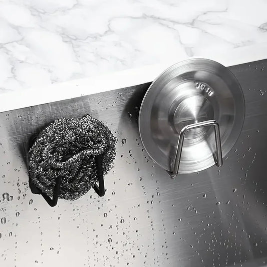Self-Adhesive Kitchen Sponge & Sink Organizer Rack
