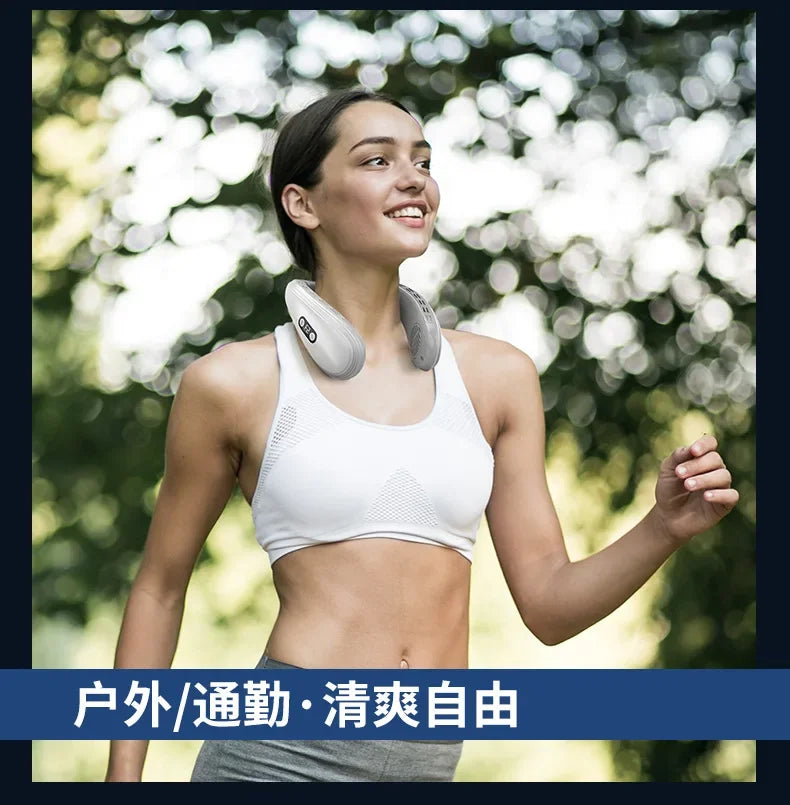 Portable Neck Air Conditioner Bladeless Cooling Fan