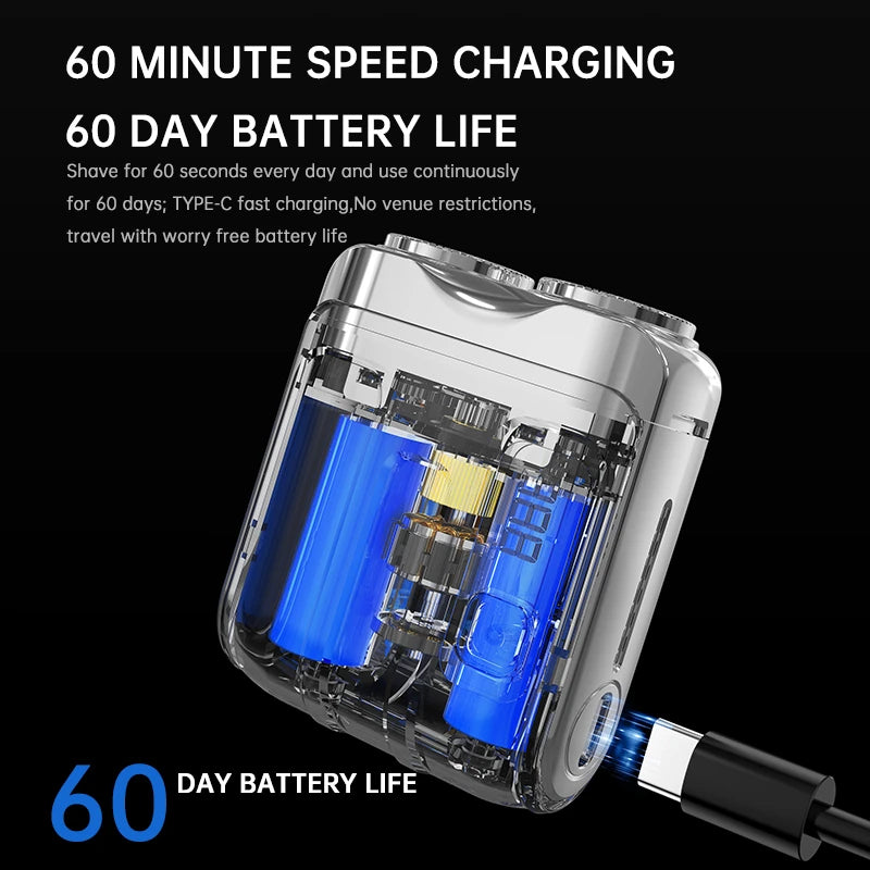 Electric Smart Shaver with Digital Display