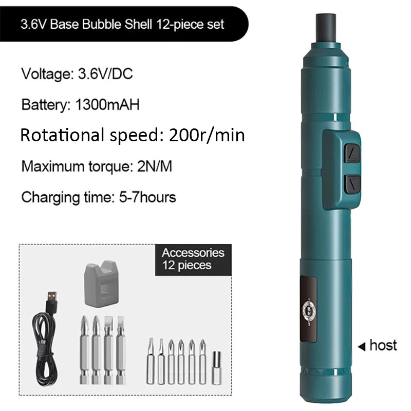 Fix smarter with this mini electric screwdriver set!