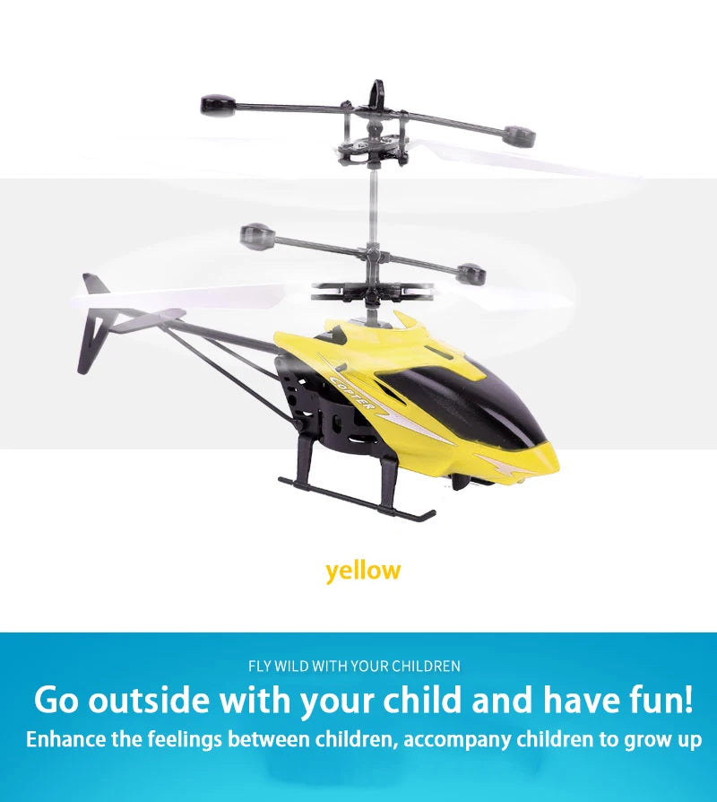 Rechargeable Mini RC Drone – Fall-Resistant Toy for Kids