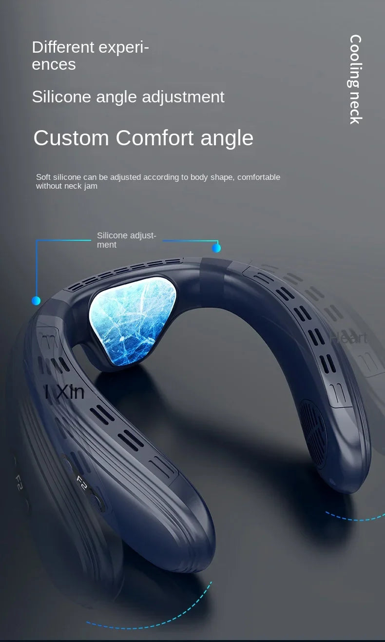 Portable Neck Air Conditioner Bladeless Cooling Fan