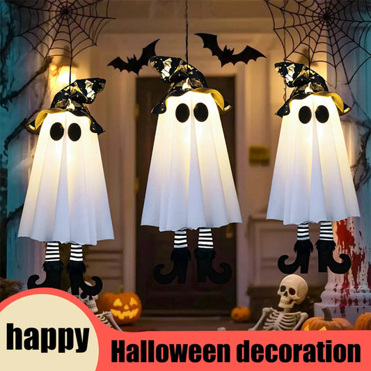LED Hanging Halloween Ghosts Decoration (1/2/3pcs)