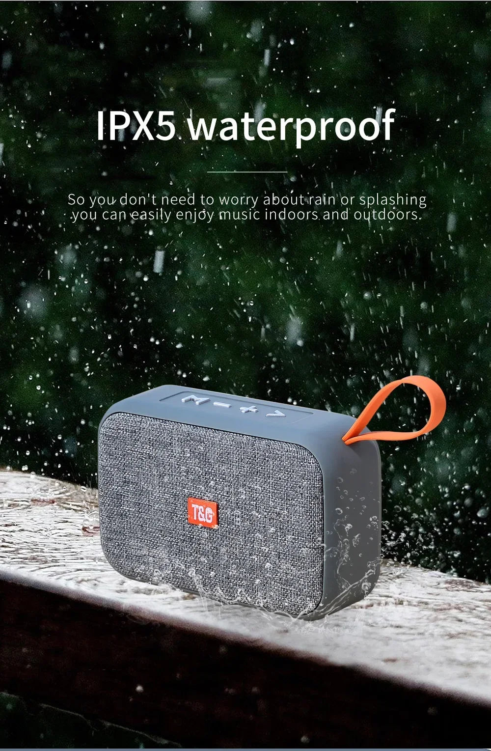 Speaker Portable Mini Wireless Soundbar Bluetooth 5.0 Waterproof