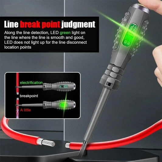 Test safely with this multifunctional electrician screwdriver!