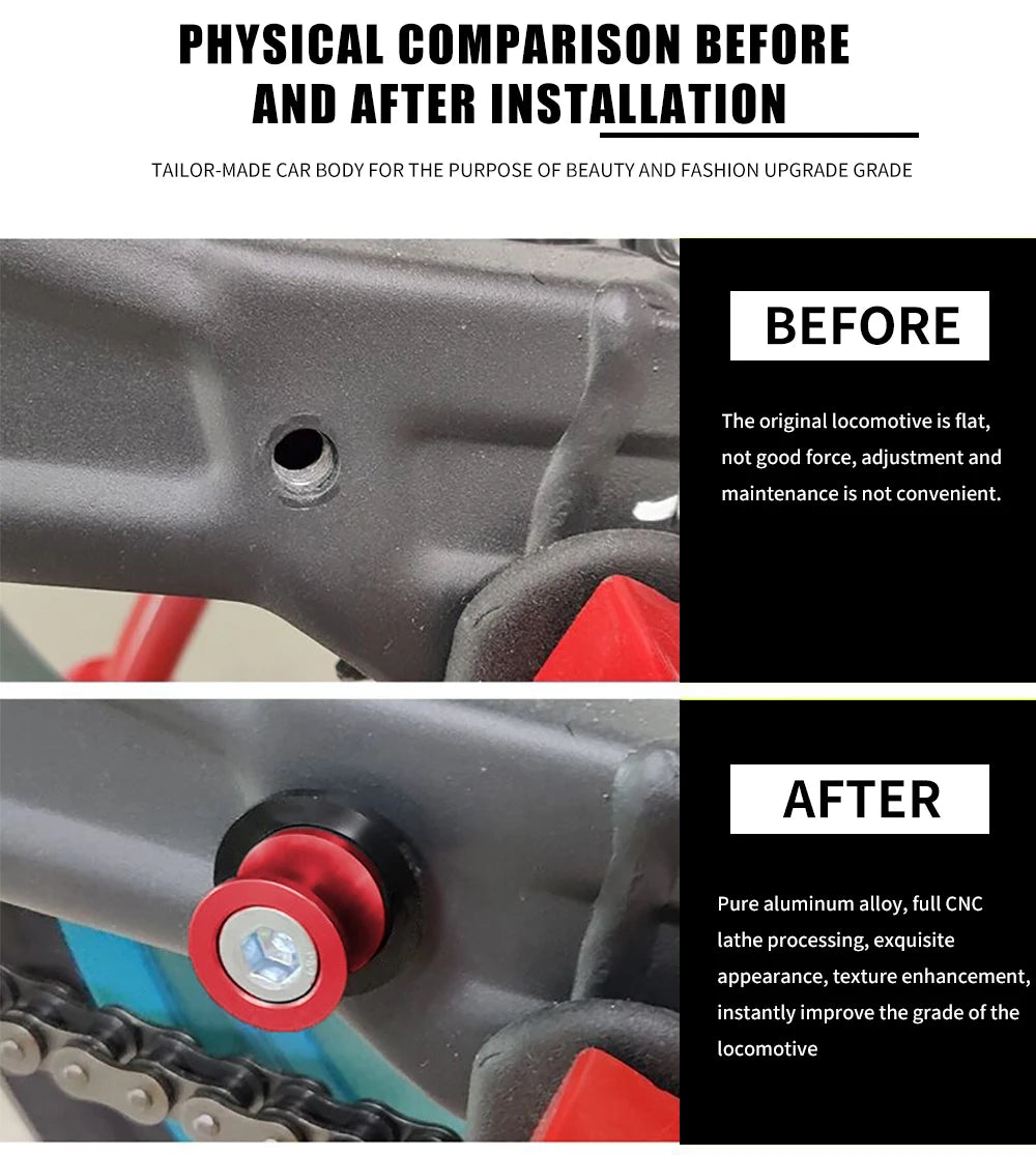 Equip your CFMOTO with pro-grade swingarm spools!