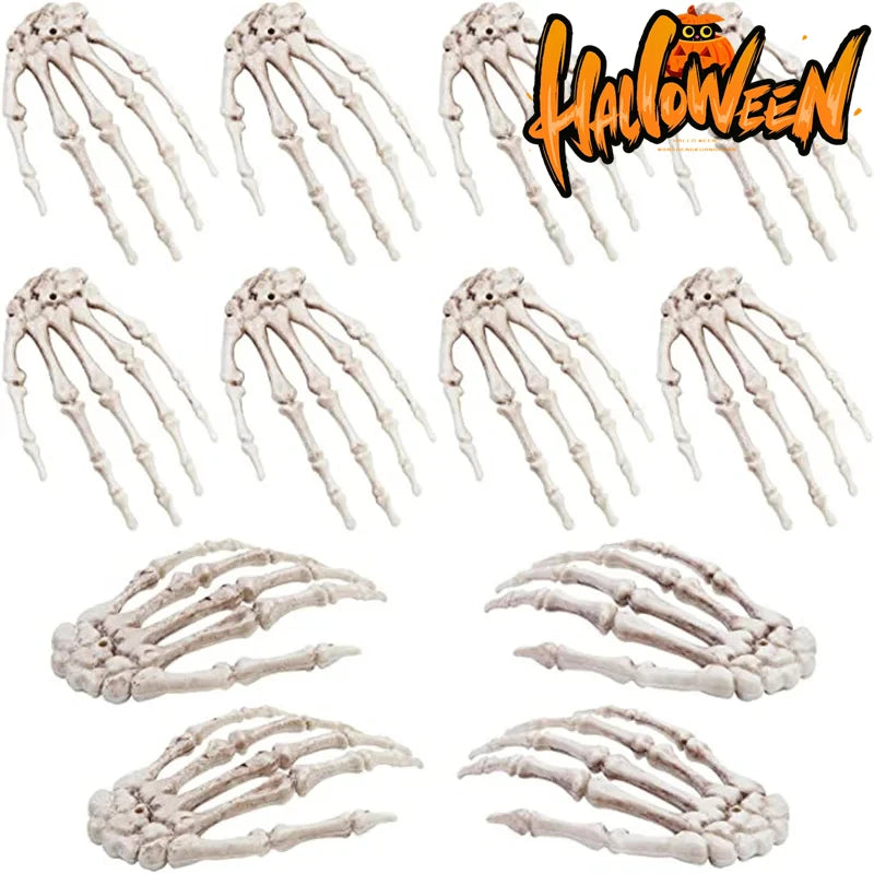 Halloween Skeleton Hand Bone Decoration Props