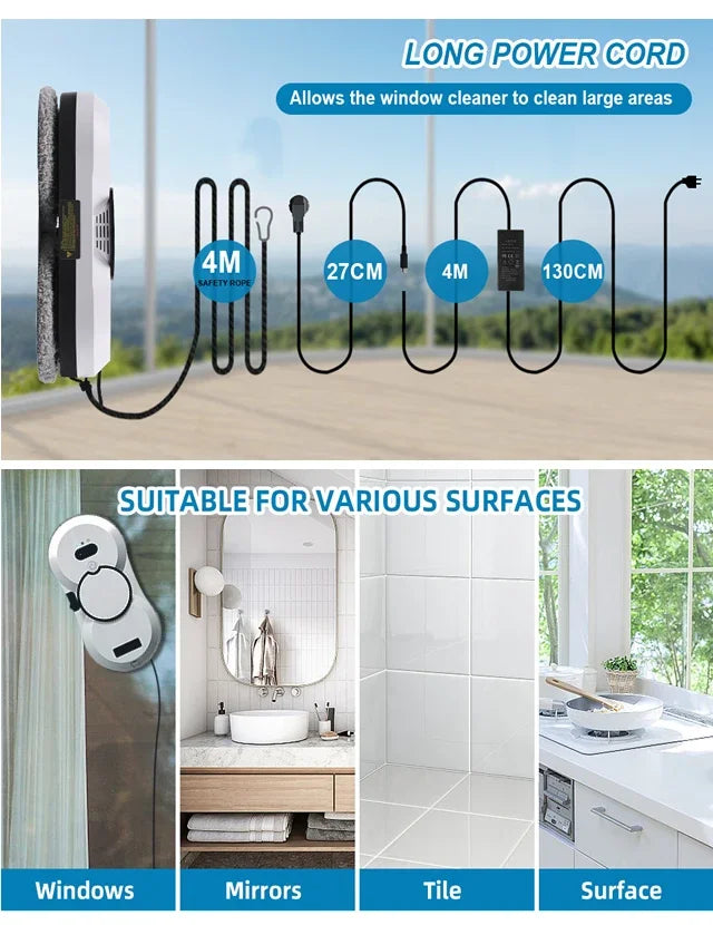 Smart Robot Window Cleaner for Home Glass