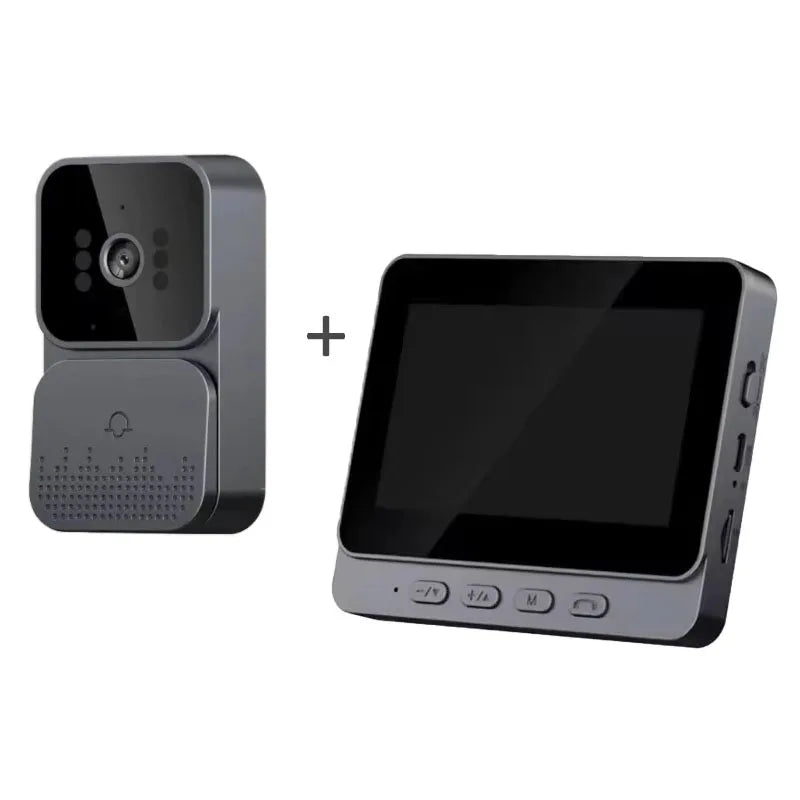 Wireless Intercom Doorbell with 4.3" HD Screen