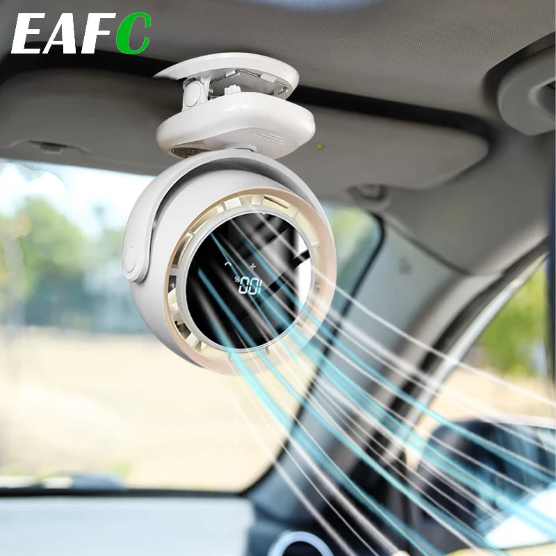5-Speed Ultra-Quiet Car & Camping Fan