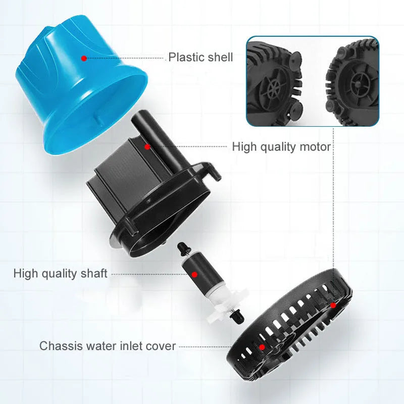 Submersible Aquarium Water Pump 220V EU Plug