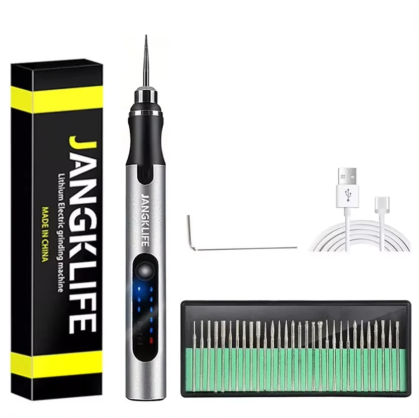 DIY USB Cordless Rotary Tool Kit Engraving