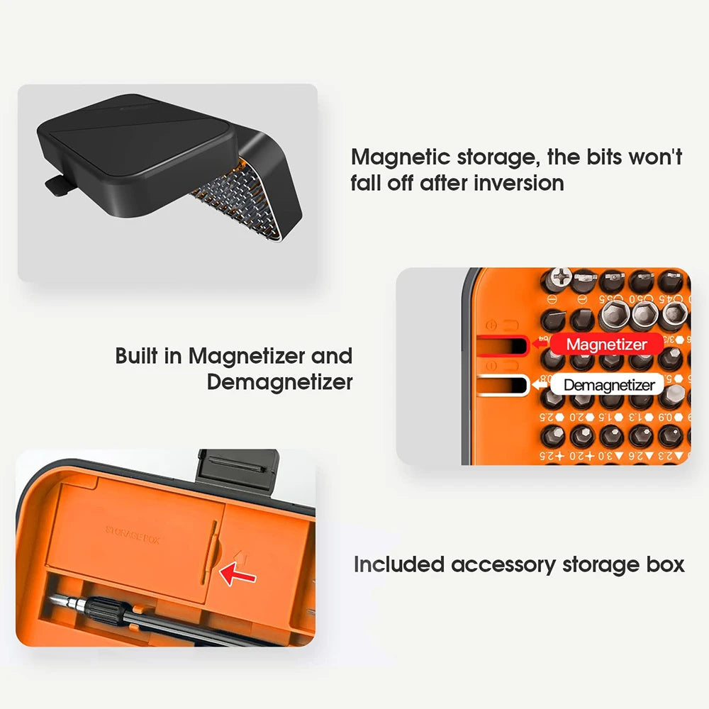 WOZOBUY Magnetic Screwdriver Set – One Kit, Every Fix!