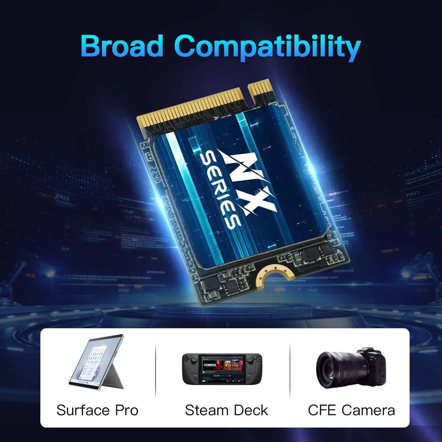 KingSpec 2230 NVMe SSD 512GB 1TB Steam Deck