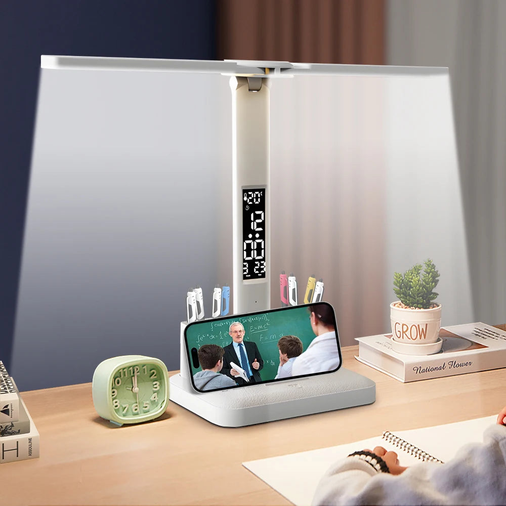 Smart Touch LED Desk Lamp Rechargeable for Study