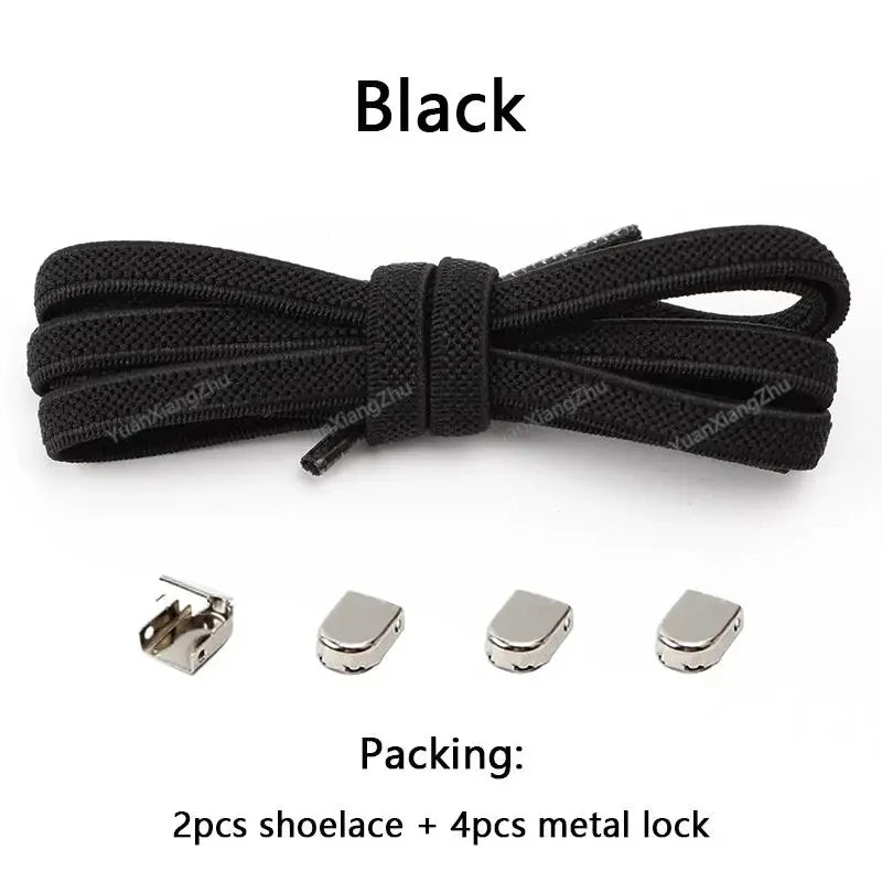 No-Tie Elastic Shoelaces for Kids & Adults - Clickilix