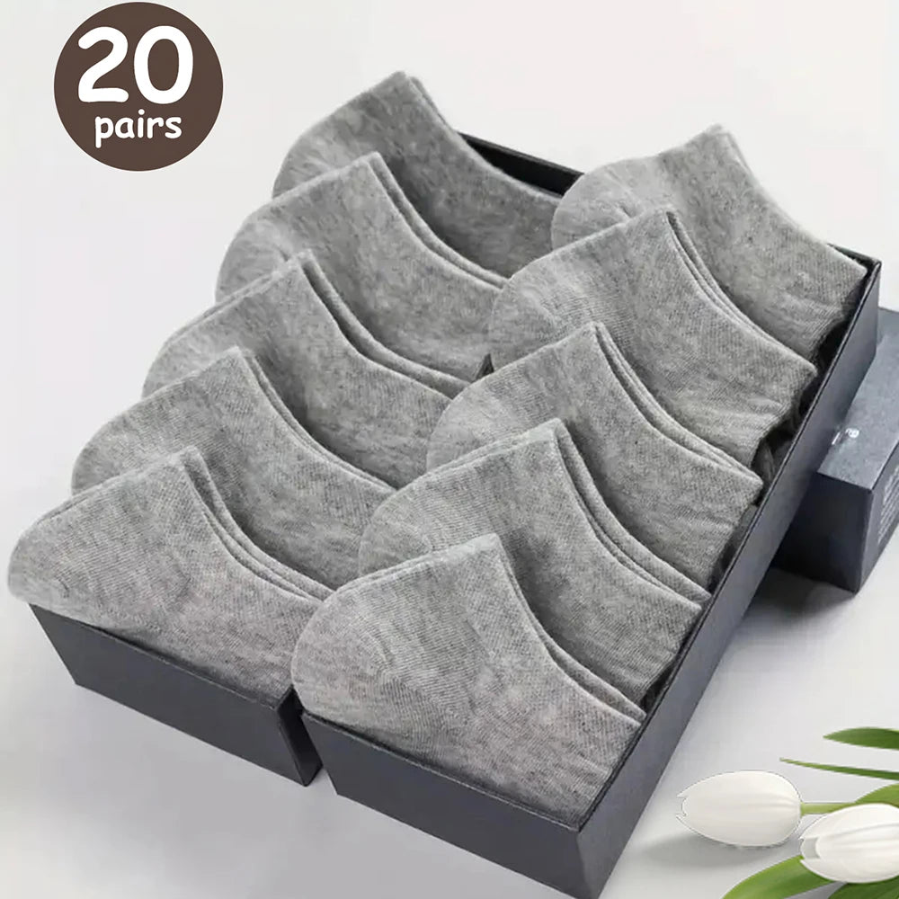 Breathable Men’s Low Cut Ankle Socks