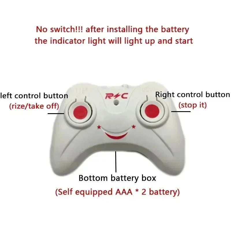 Rechargeable Mini RC Drone – Fall-Resistant Toy for Kids
