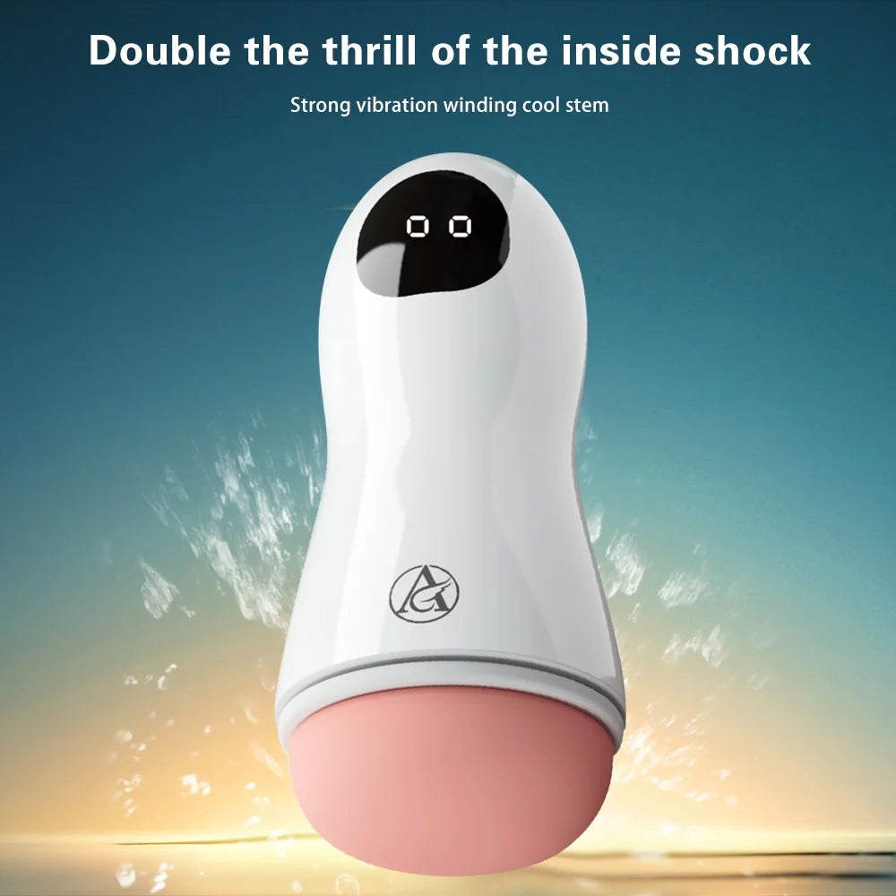 Automatic Male Masturbator Cup with Vibration