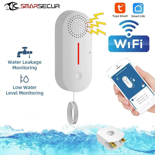 WiFi Smart Water Leak Sensor with Siren