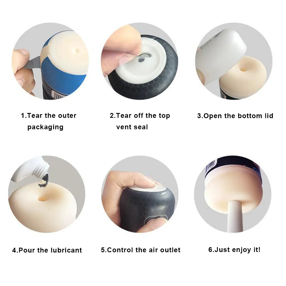 WAVE Powerful Sucking Masturbator Cup