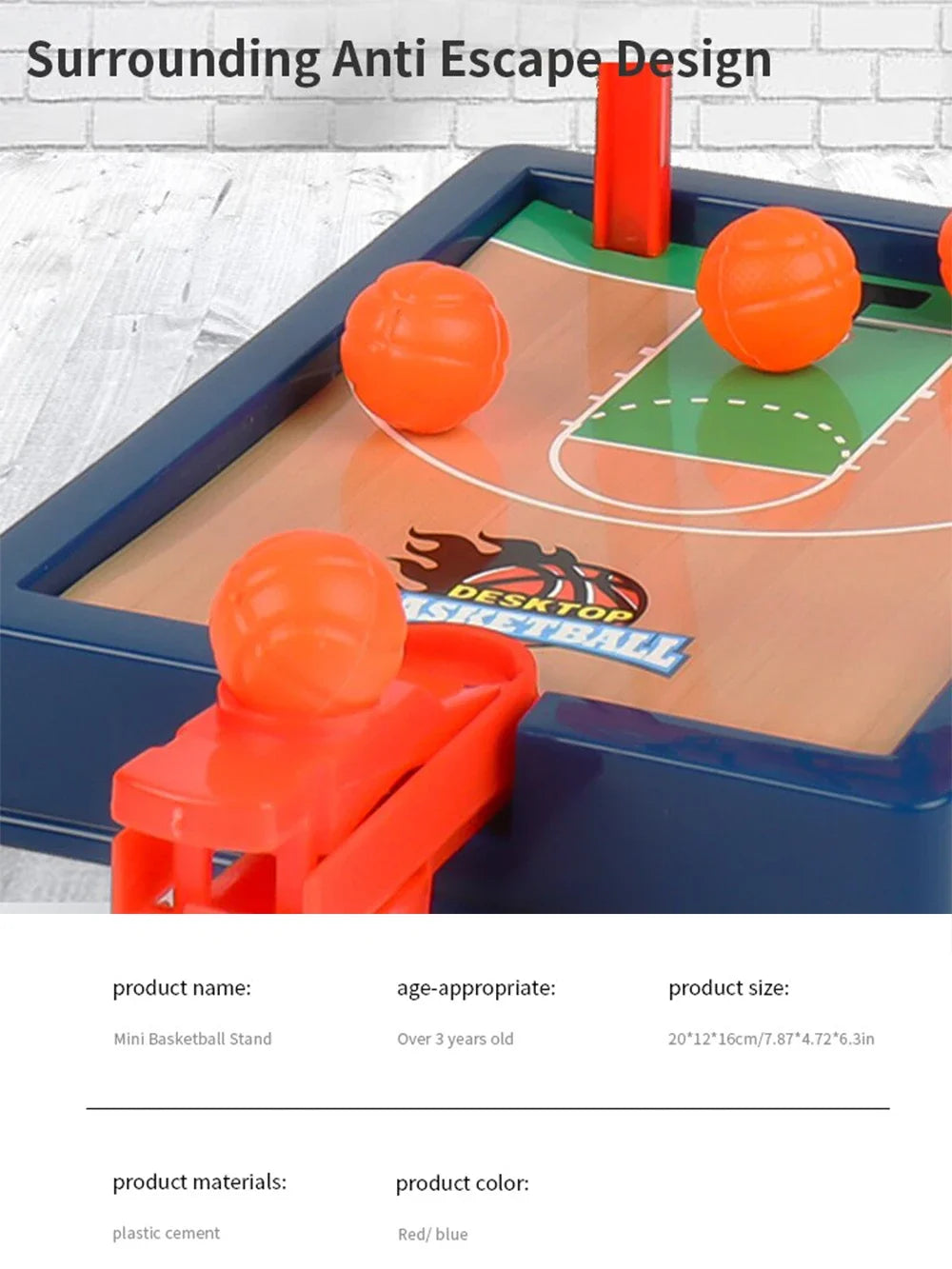 Mini Desktop Basketball Game Set – Portable Fun