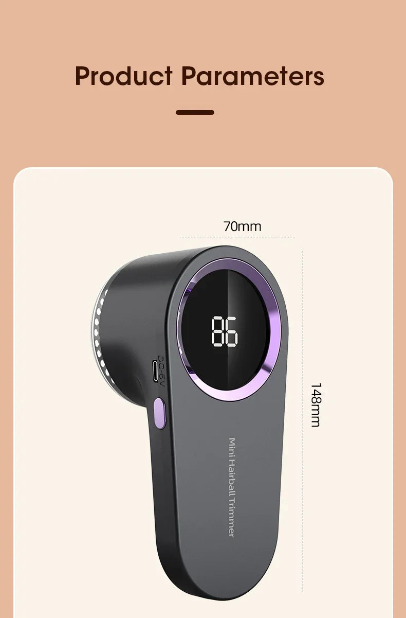 LED Electric Lint Remover for Clothing