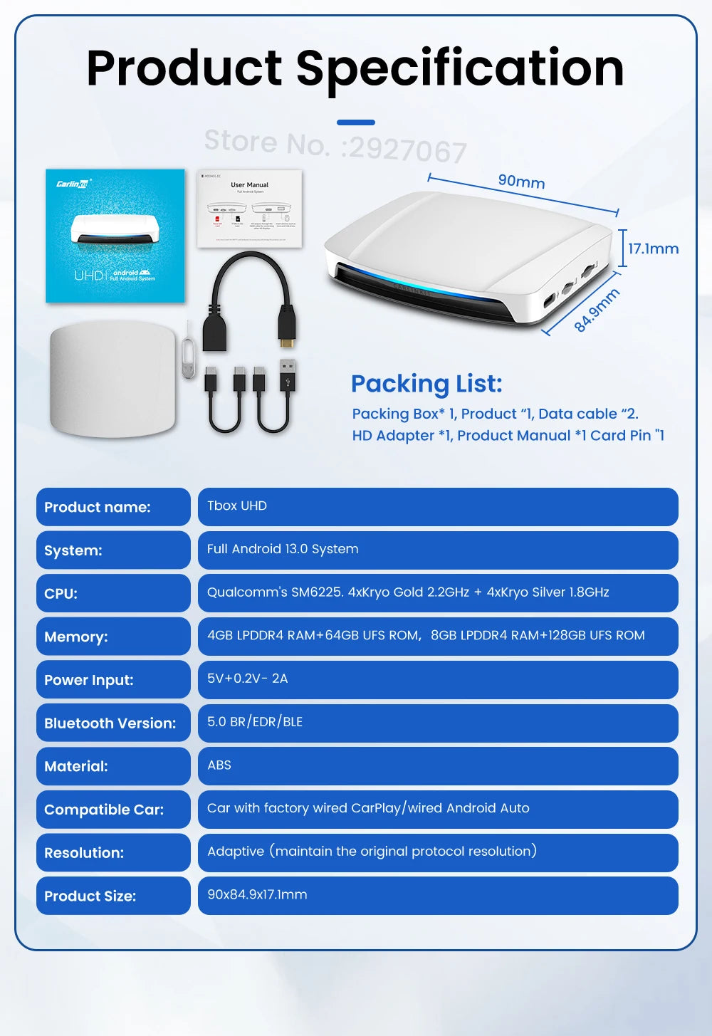 2024 CarlinKit AI Box – Wireless CarPlay & Android TV in One!