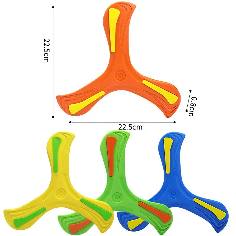 Soft 3-Leaf Boomerang Toy – Outdoor Fun for All Ages!