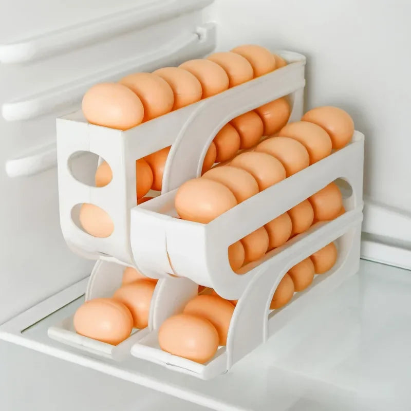 Large Capacity Automatic Egg Roller Refrigerator Storage Box