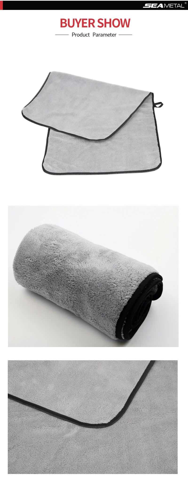 Microfiber Car Wash Towel Fast Drying Cloth