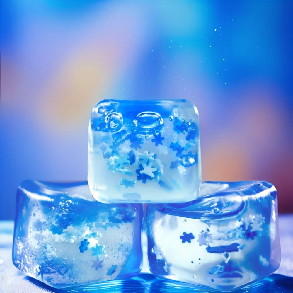 Squishy Ice Cube Stress Ball for Anxiety Relief