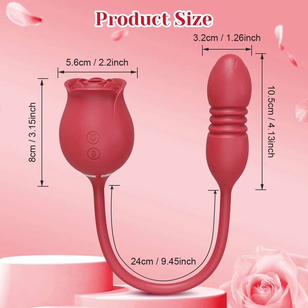 Rose-Sucking Vibrator G Spot Stimulator