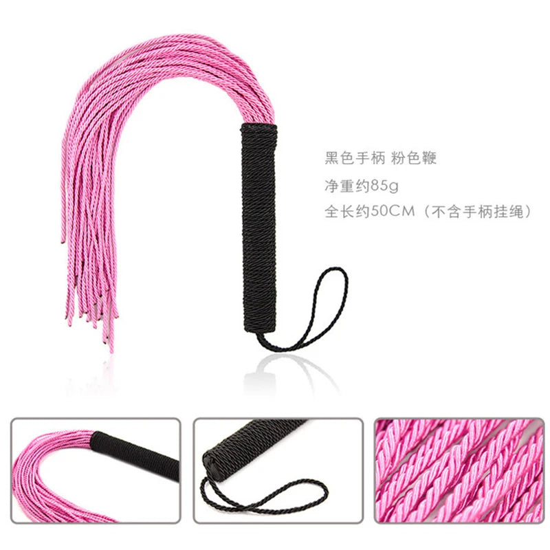 50CM Nylon Rope Horse Training Whip