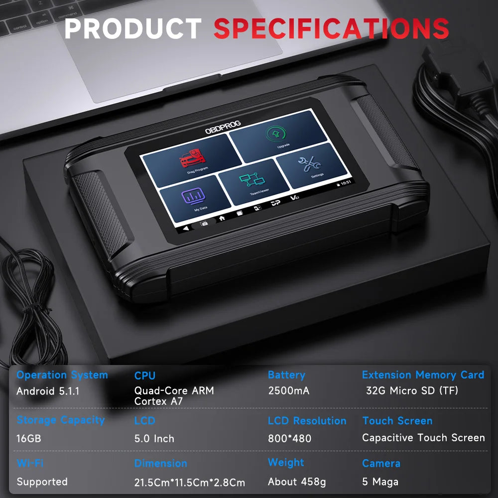 OBDPROG M500 Cluster Calibration Tool – Professional OBD2 Diagnostic & Adjustment Scanner