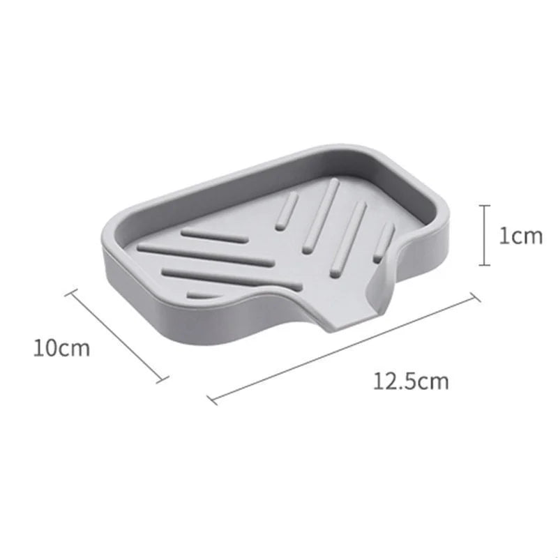 Silicone Sink Storage Tray with Drainage Rack