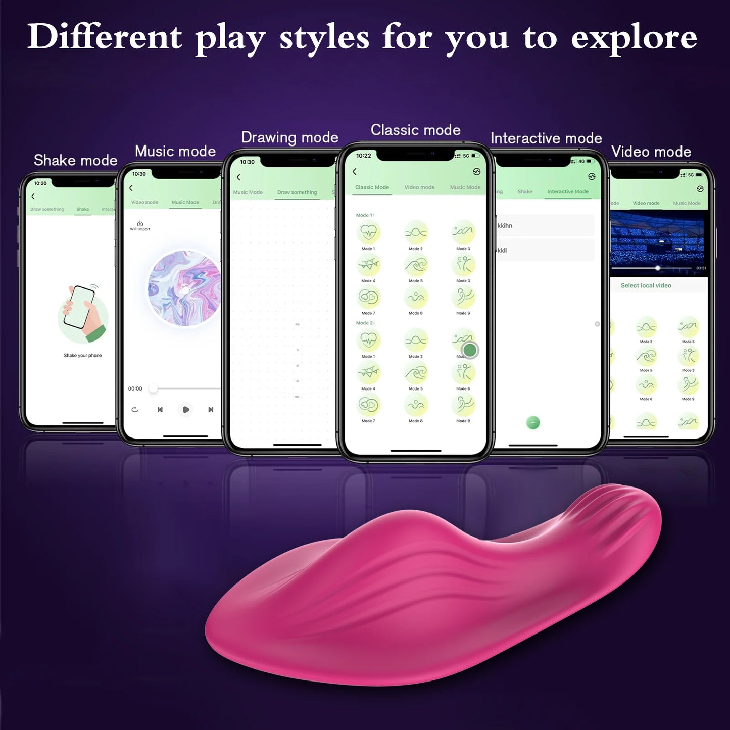 Wearable Bluetooth APP Vibrator for Women Wireless Remote