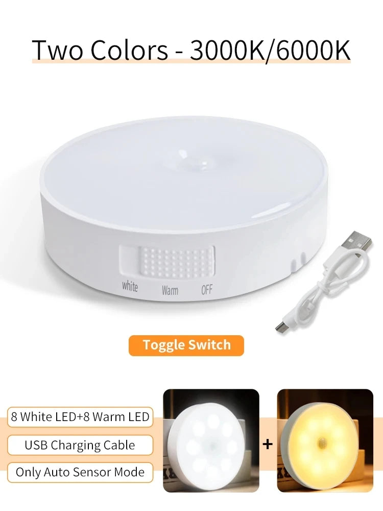 Smart USB Rechargeable Motion Sensor Cabinet Light