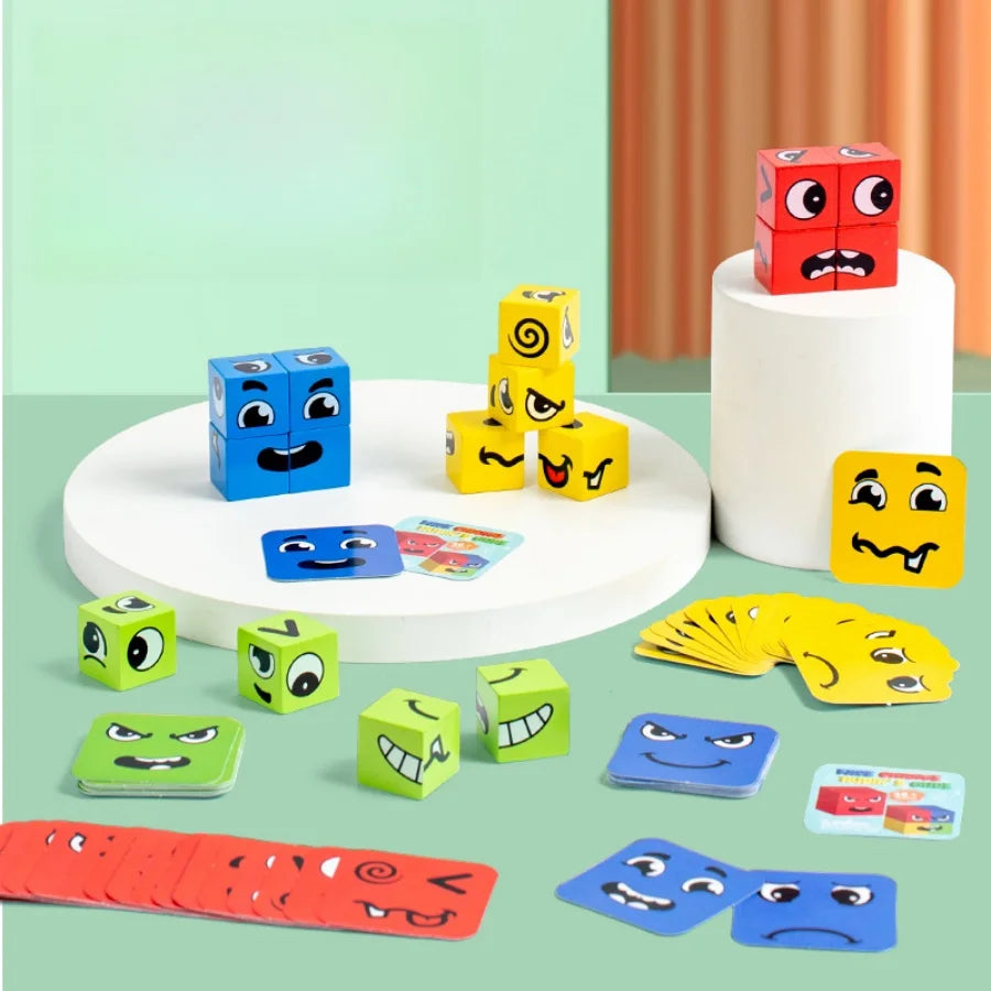 Kids Emotion Face Puzzle – Match, Think, Express & Play!