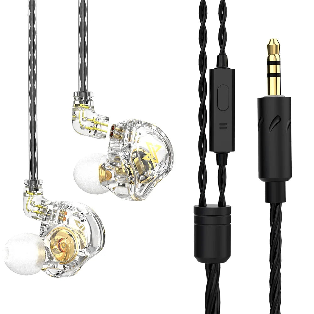 QKZ AK6 HiFi Wired Earphones with Mic