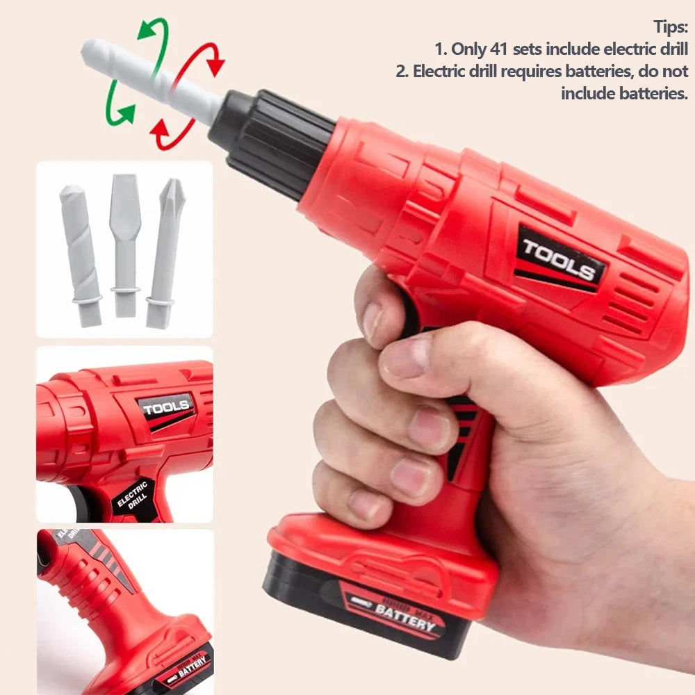 38/41pcs Kids Tool Set – Build, Fix & Pretend Like a Pro!