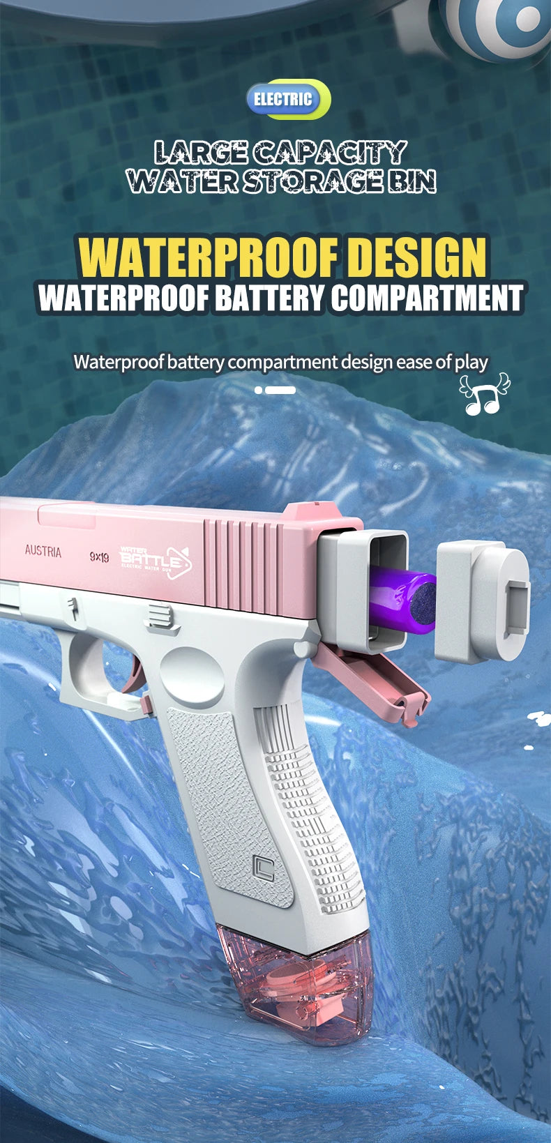 Electric M416 Water Gun – Ultimate Summer Blaster