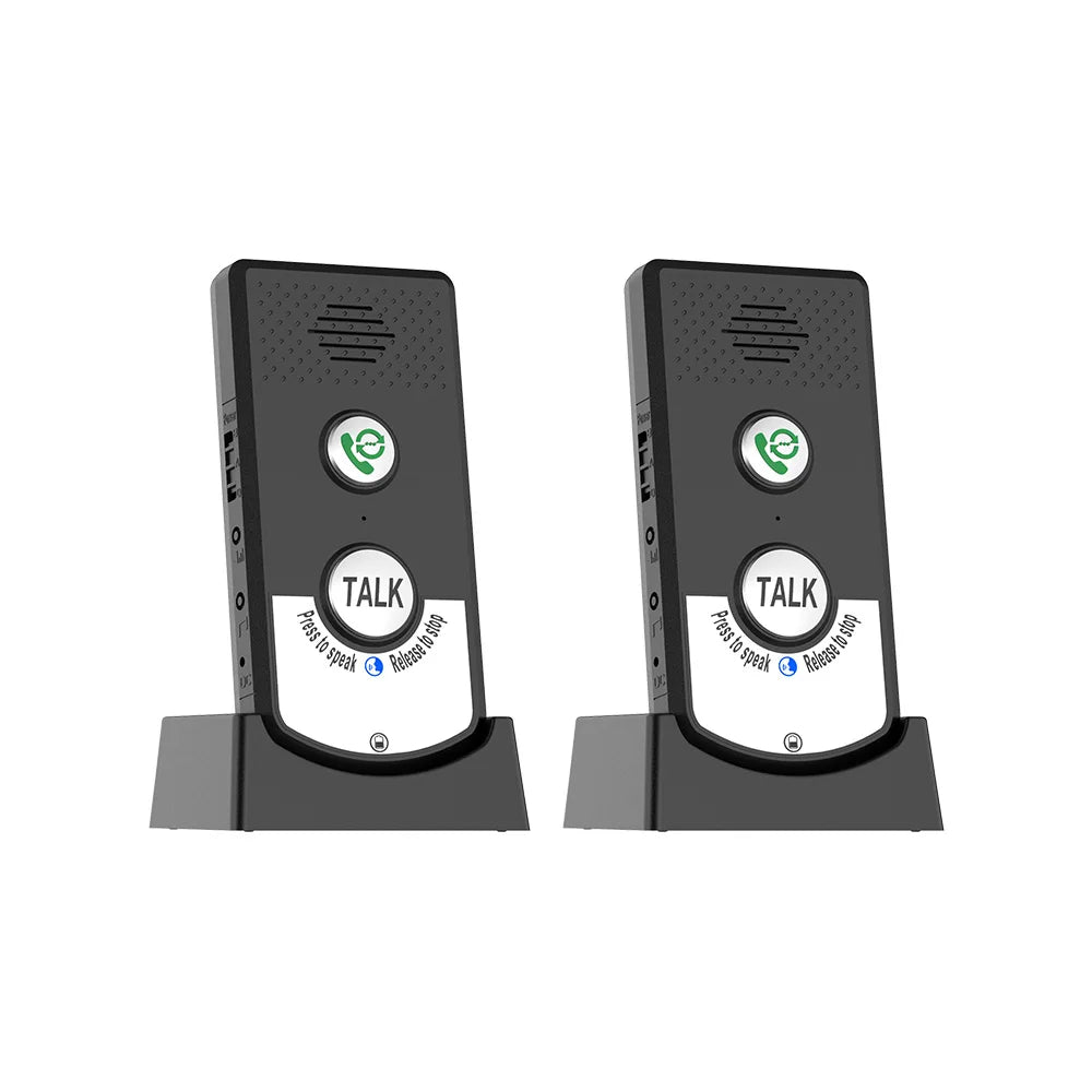 2 Pack H8-2T Long Range Wireless Intercoms
