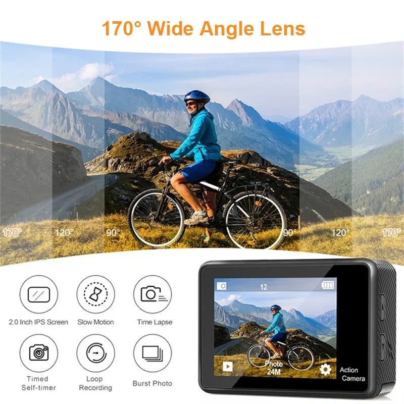Shoot smooth 4K footage with this action camera!