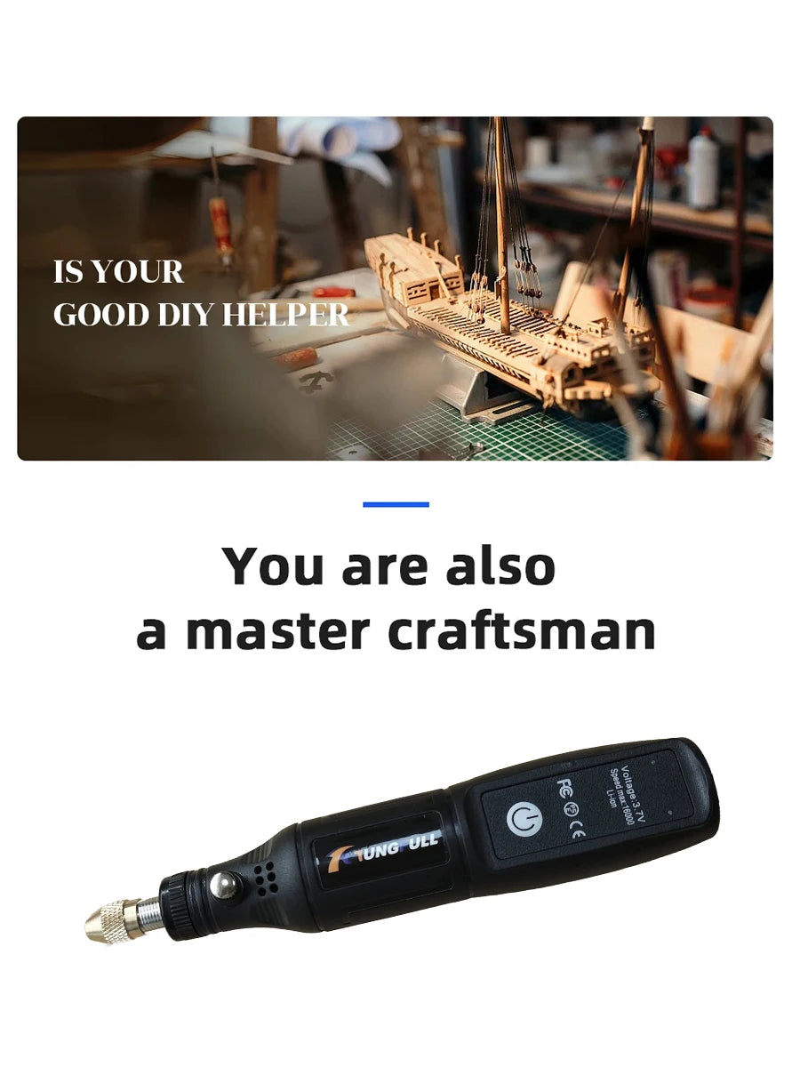 Wireless Mini Electric Drill for Precision Work