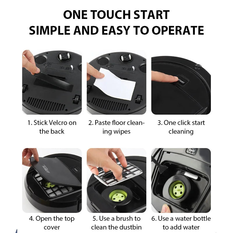 Smart Robot Vacuum Cleaner – Dry & Wet