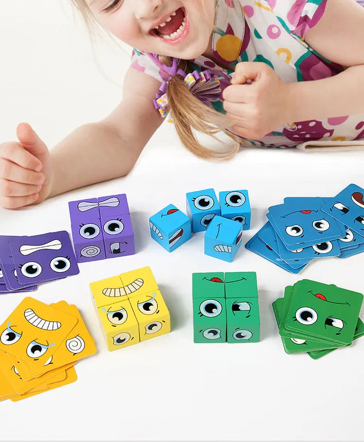 Kids Emotion Face Puzzle – Match, Think, Express & Play!