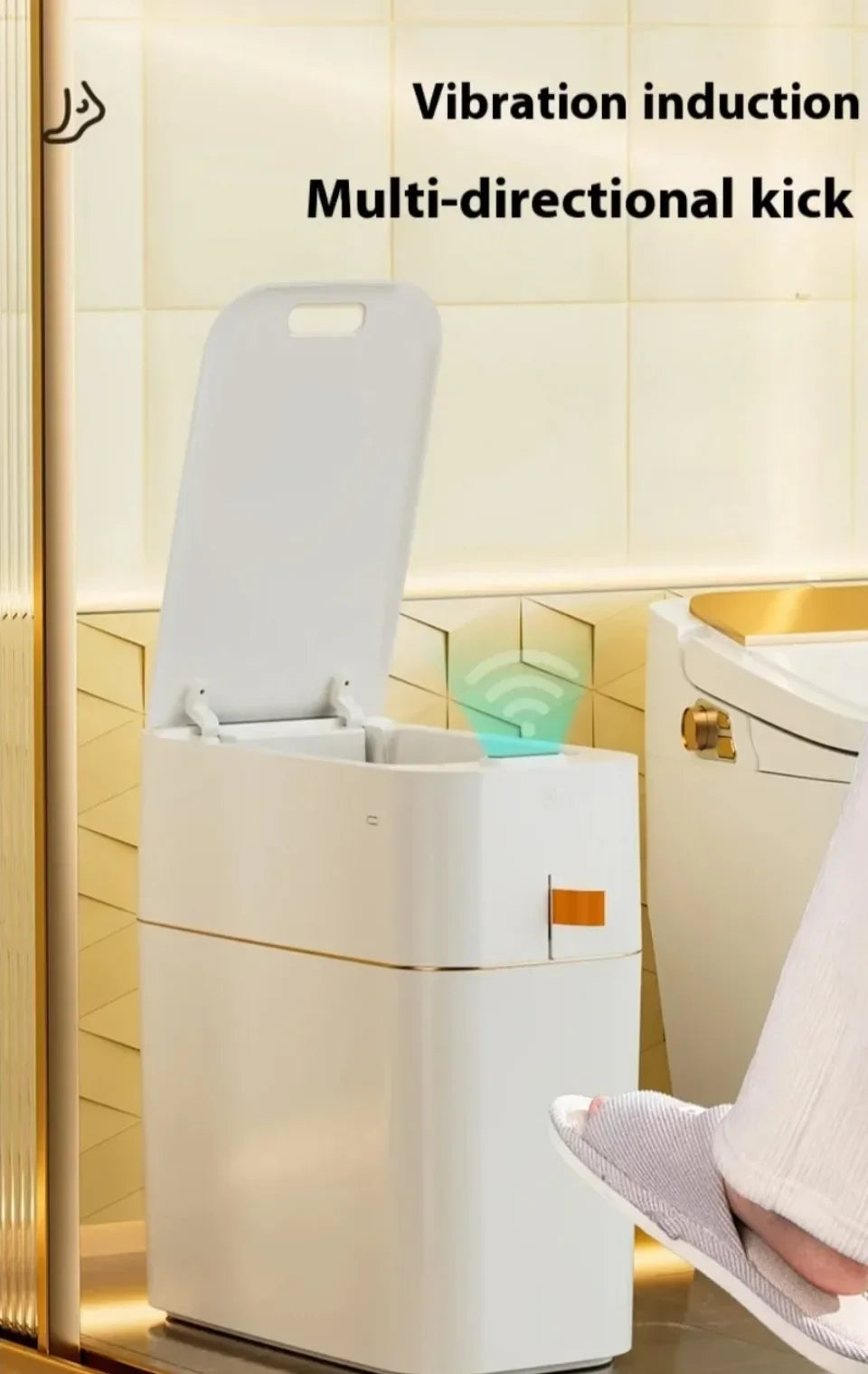 Smart Sensor Trash Can with Lid