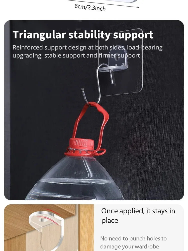 Wardrobe Divider Brackets Non-Marking Anti-Slip Support