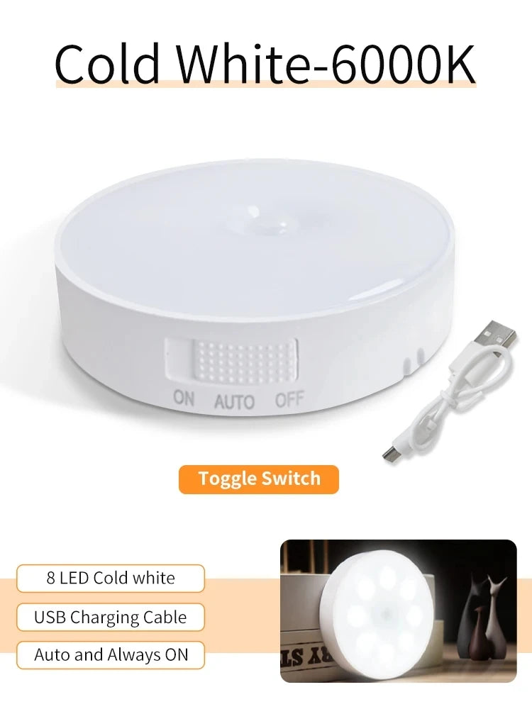 Smart USB Rechargeable Motion Sensor Cabinet Light